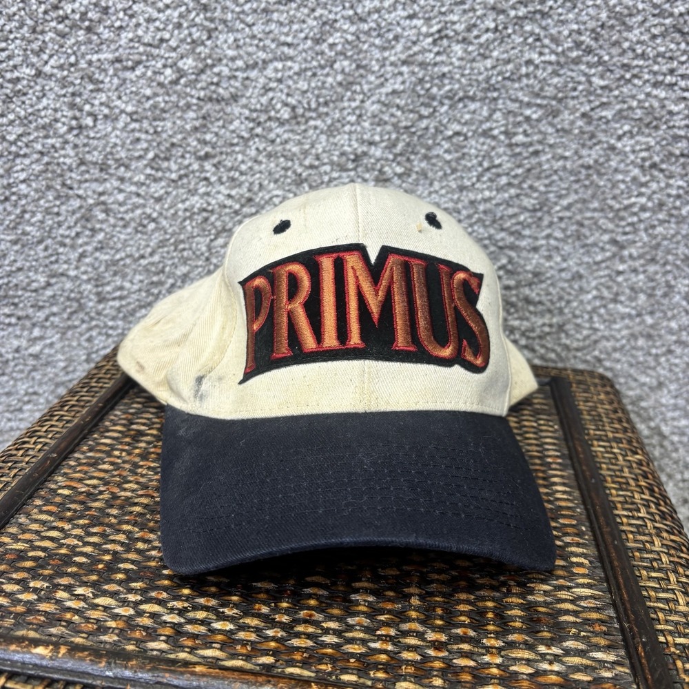 Vintage Primus Rock Band Hat Cap KC Snapback One Size Black Cream Philippines